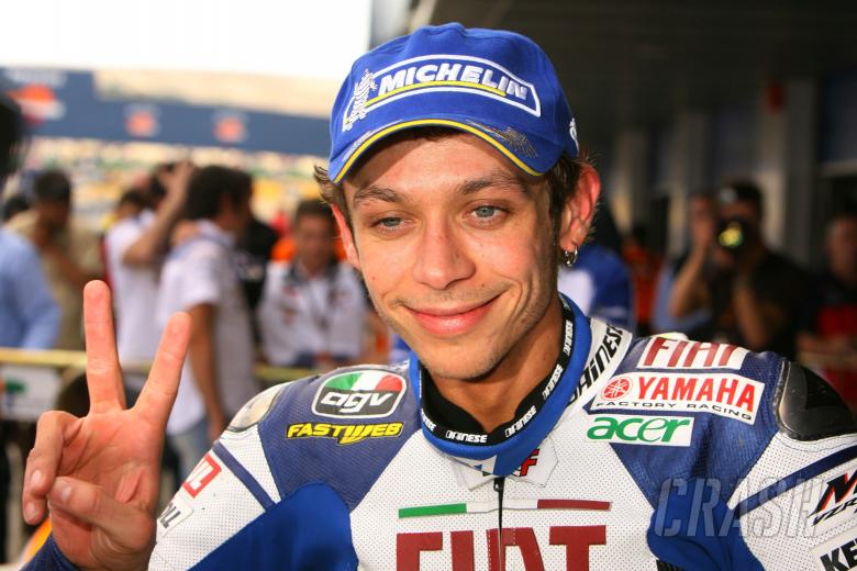 Valentino Rossi (ITA), Yamaha Factory Racing Team, Yamaha M1, 46, 2007 MotoGP World